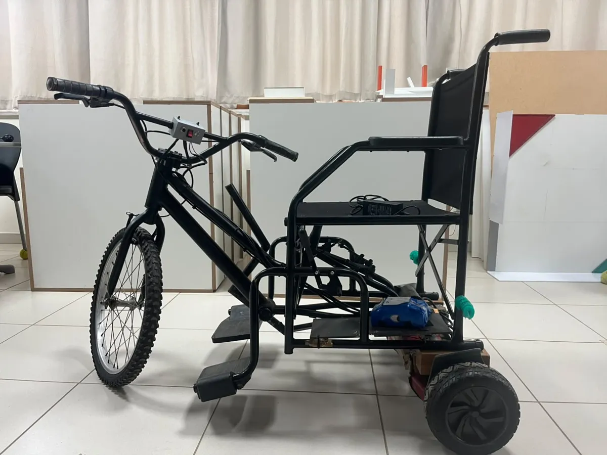 Foto do projeto Cadeira de rodas motorizada de baixo custo